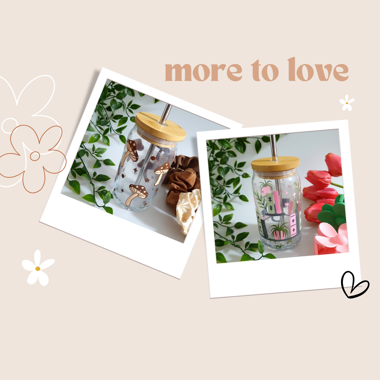 🎨🥤 Creative Juice: 16oz Glass Cup