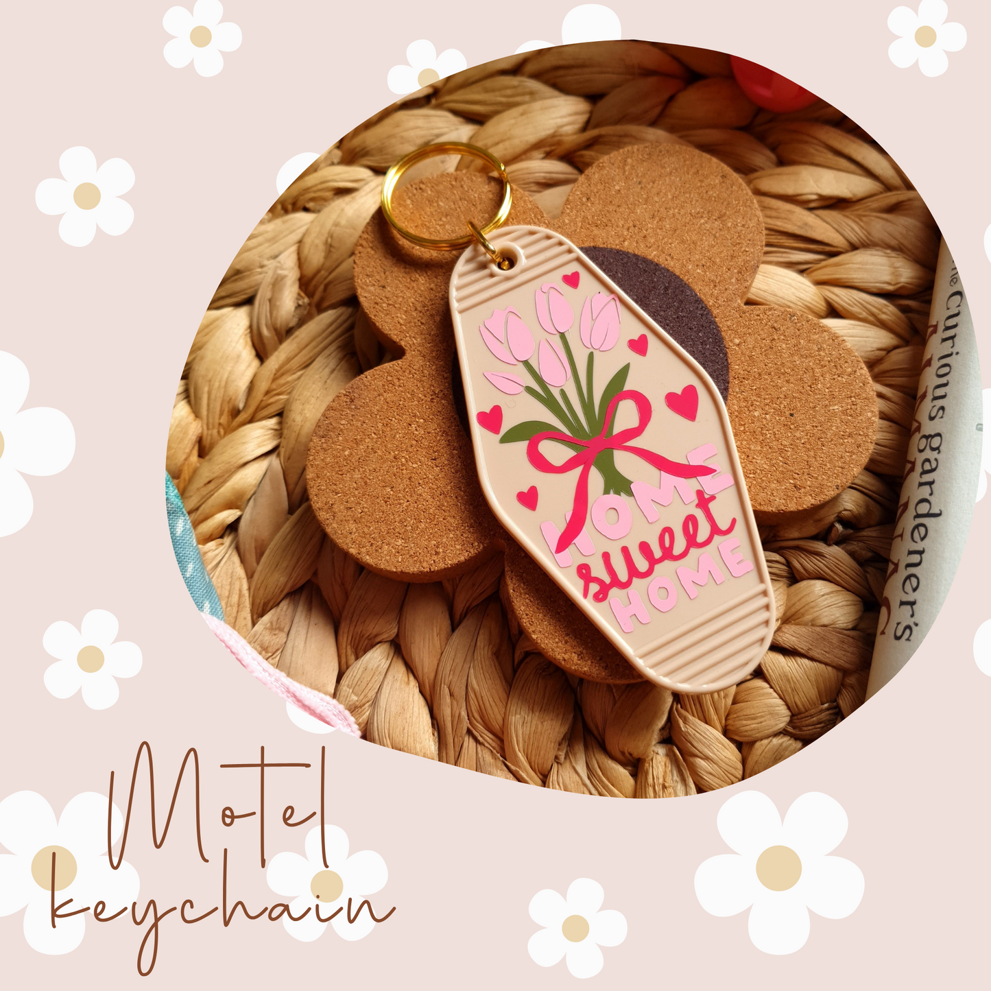 ๐ก๐ "Home Sweet Home" Motel Keychain