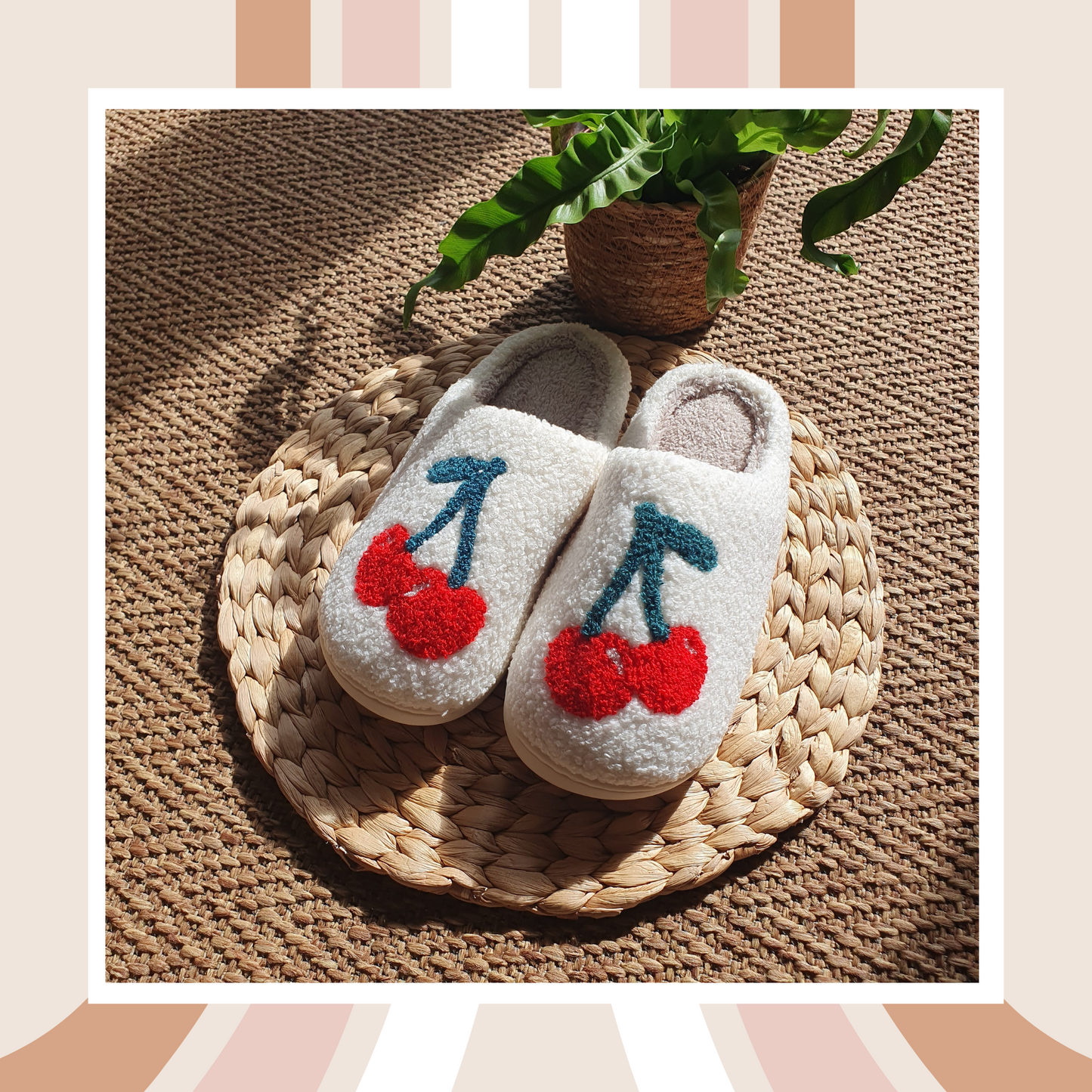 π Cherrylicious Cosy Slippers