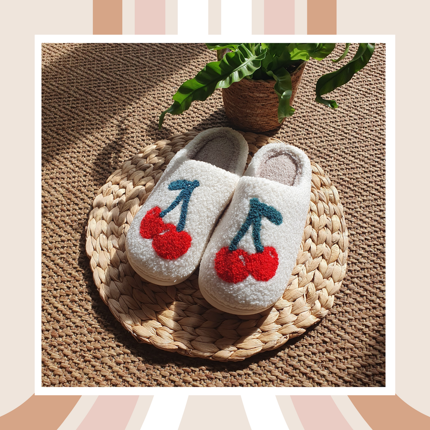 🍒 Cherrylicious Cosy Slippers