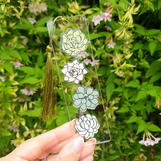 🌵📚 "Succulents" Bookmark
